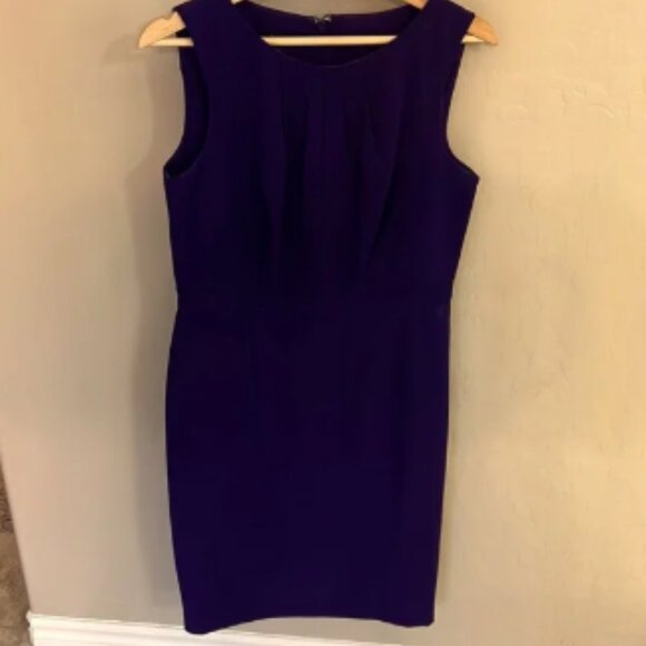 Talbots purple 8P sheath excellent! - Picture 1 of 3